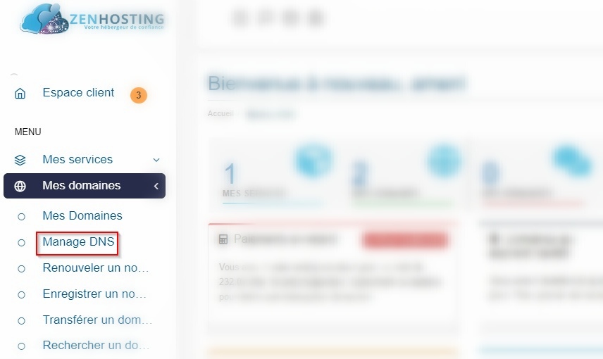 Configuration des serveurs DNS 
