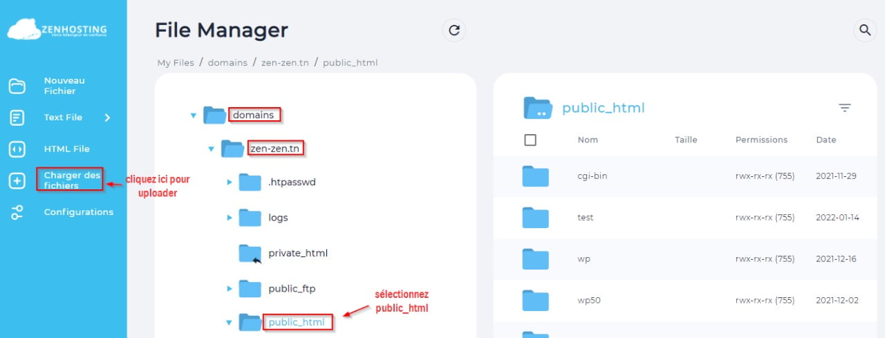 uploader des fichiers