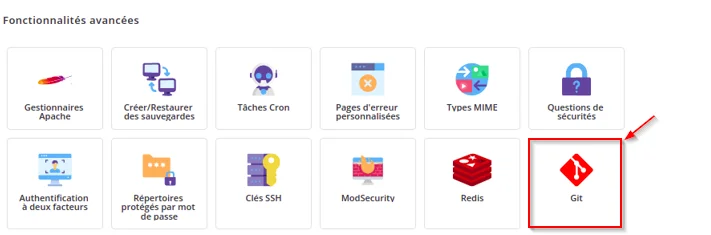 git hébergement mutualisé 